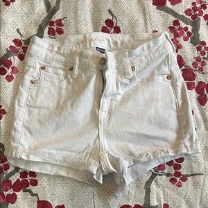 American Eagle Outfitters White Jean Shorts